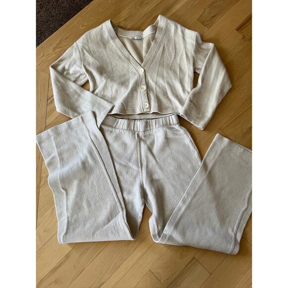 Zara Sweaters - Zara Cream Matching Set
